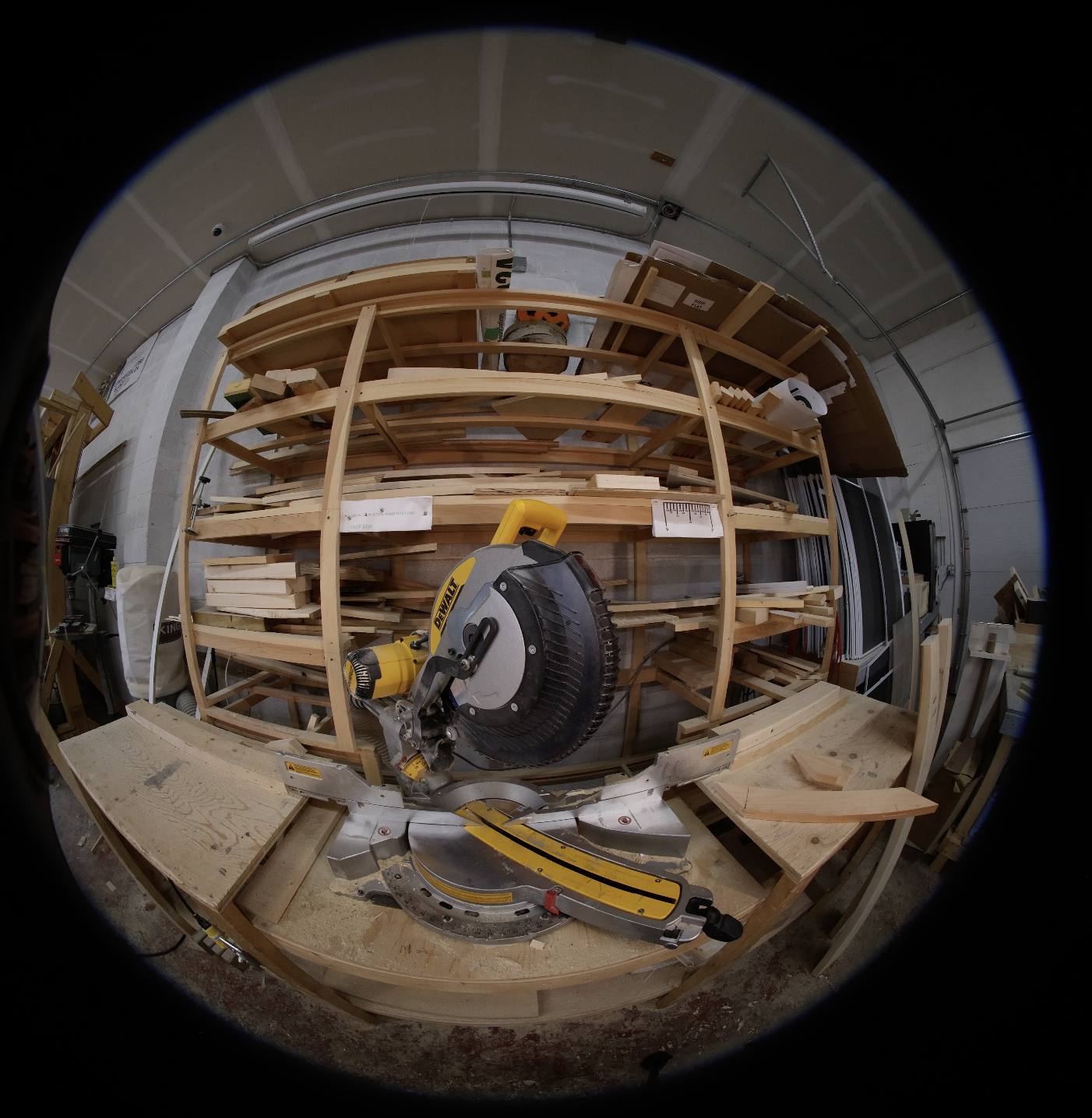 Real 8K course frame — First-person view — Discovery Carpentry